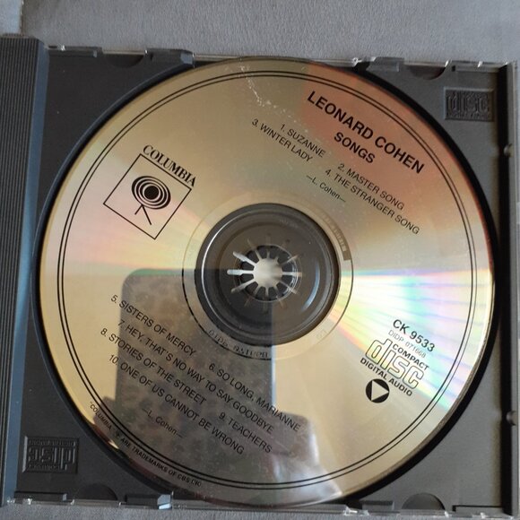 Leonard Cohen Songs of Leonard Cohen CD Columbia Records  1989 - Picture 5 of 5